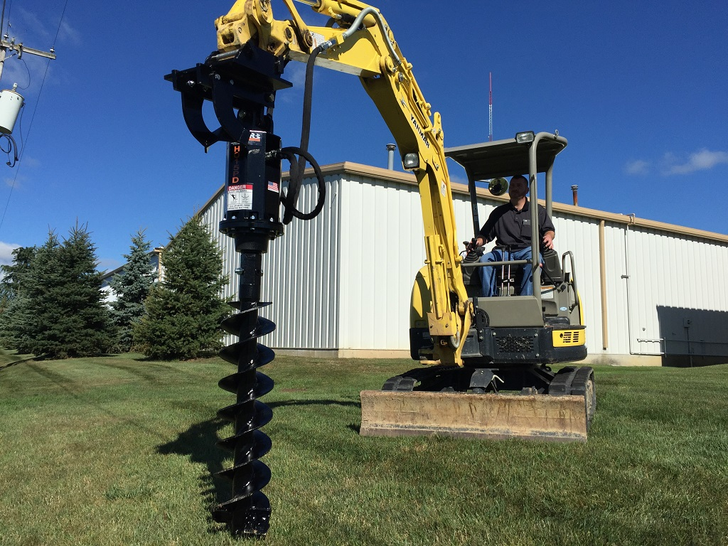  excavator auger attachment