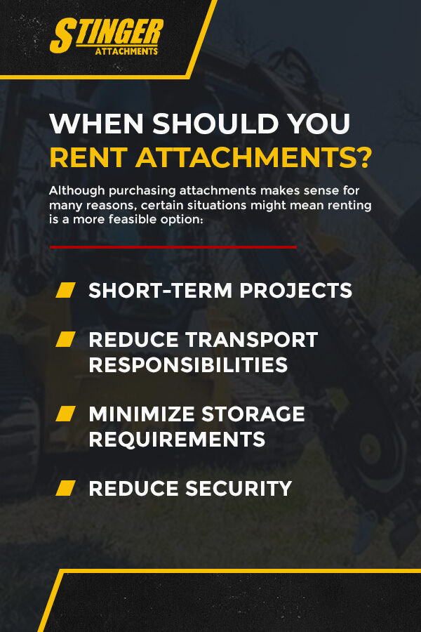 When Should You Rent Attachments?